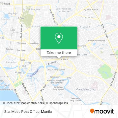 Post Office Sta. Mesa Manila Philippines .